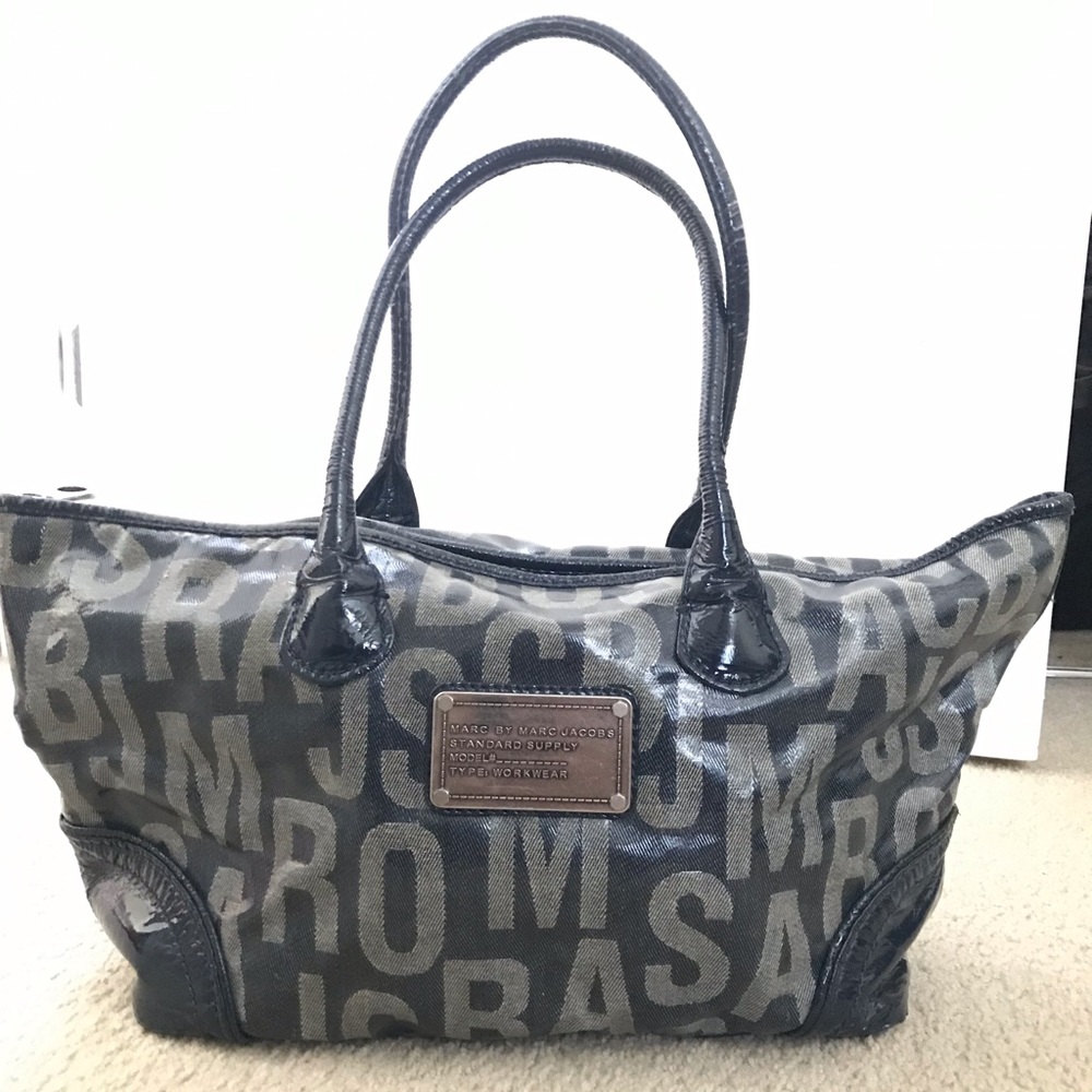 Marc by Marc Jacob laminated logo bag
